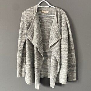 Classic LOFT Drape Cardigan Casual Comfort Effortless Style Minimalist Chic